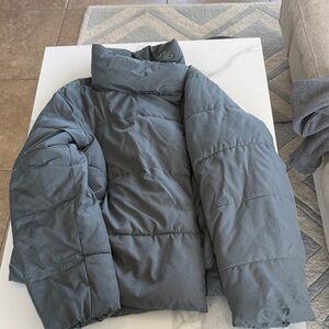 Old Navy Men's Slate Puffer Jacket